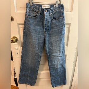 Denim Forum Women's Flare Blue Jeans